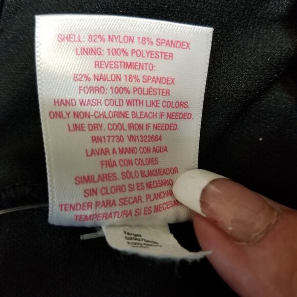 Isabel Maternity Swimsuit Women's Black Adjustable Strap One Piece Size L - Picture 8 of 8